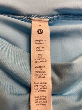 lululemon athletica Sky Blue Performance Mini Skirt